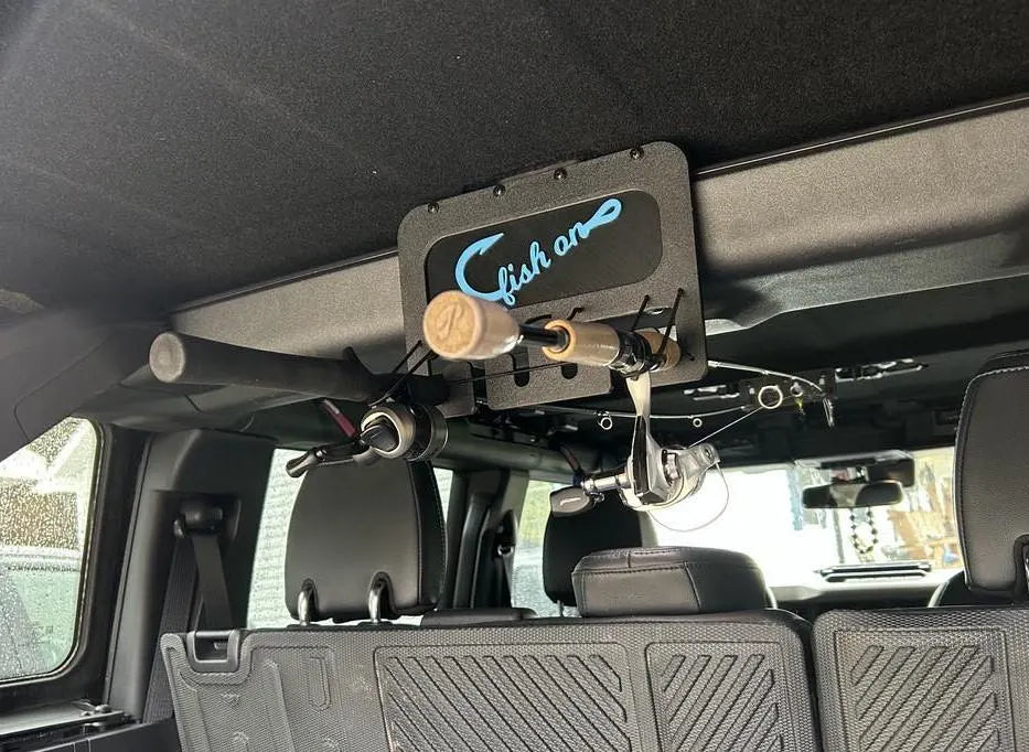 Fishing Rod Holder Compatible w/ 2021+ Bronco MIC 4-Door Hard Top