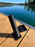 Fishing Rod Holder | Dock or Deck Mounted | Slide-In Base | Easily Removable