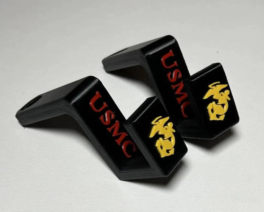 Headrest Hooks (Set of 2) | Utility • Storage • Purse • Hat Hooks | Custom Color Text Image Options