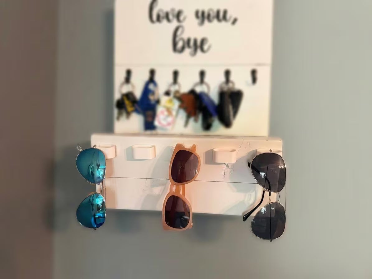 Storage Hook / Holder for Sunglasses, Glasses, Jewelry and Much More