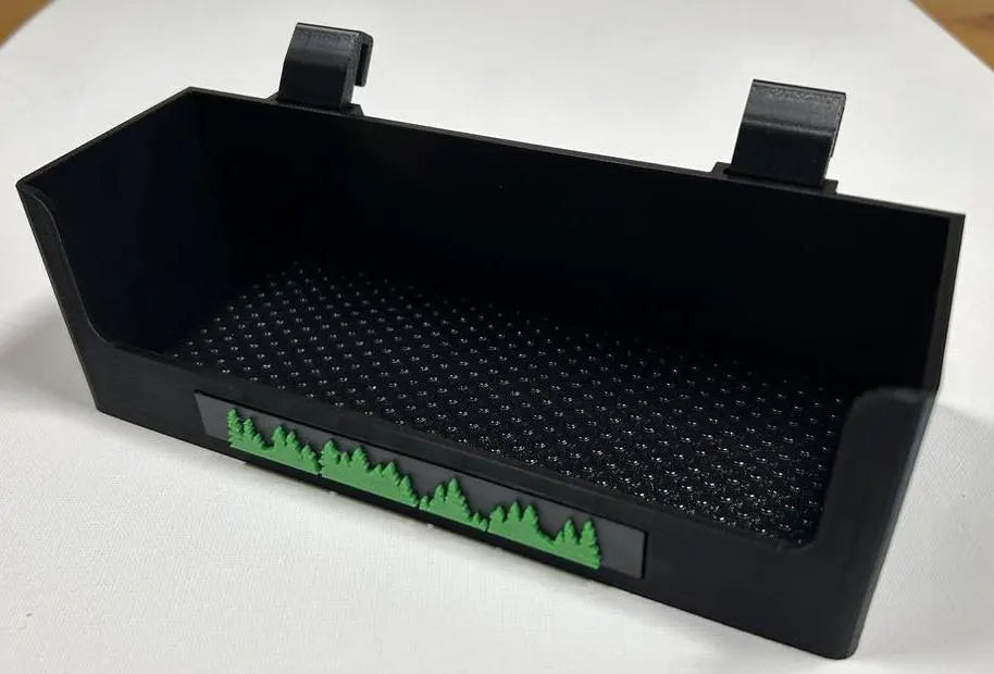 Over Visor Storage Bin (Sunglass Holder) Compatible with 2021+ Ford Bronco | Your Choice of Image/Text & Color