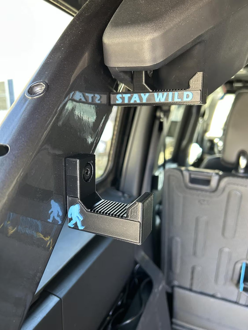 Rear Cargo Utility Hooks (set of 2 or 4) Compatible w/2021+ Ford Bronco | Customizable Color, Text & Images