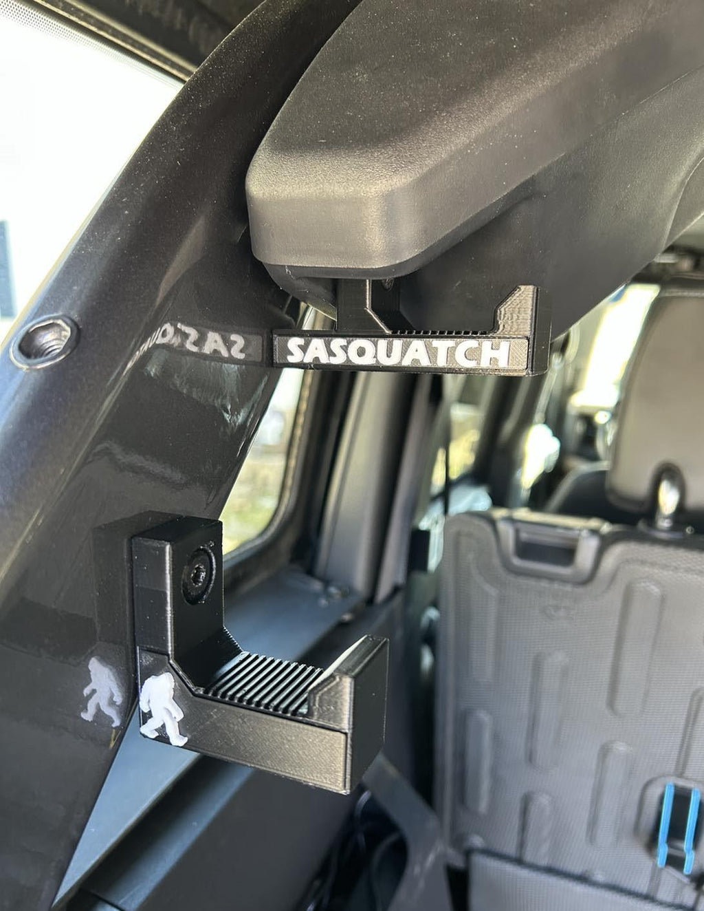 Rear Cargo Utility Hooks (set of 2 or 4) Compatible w/2021+ Ford Bronco | Customizable Color, Text & Images