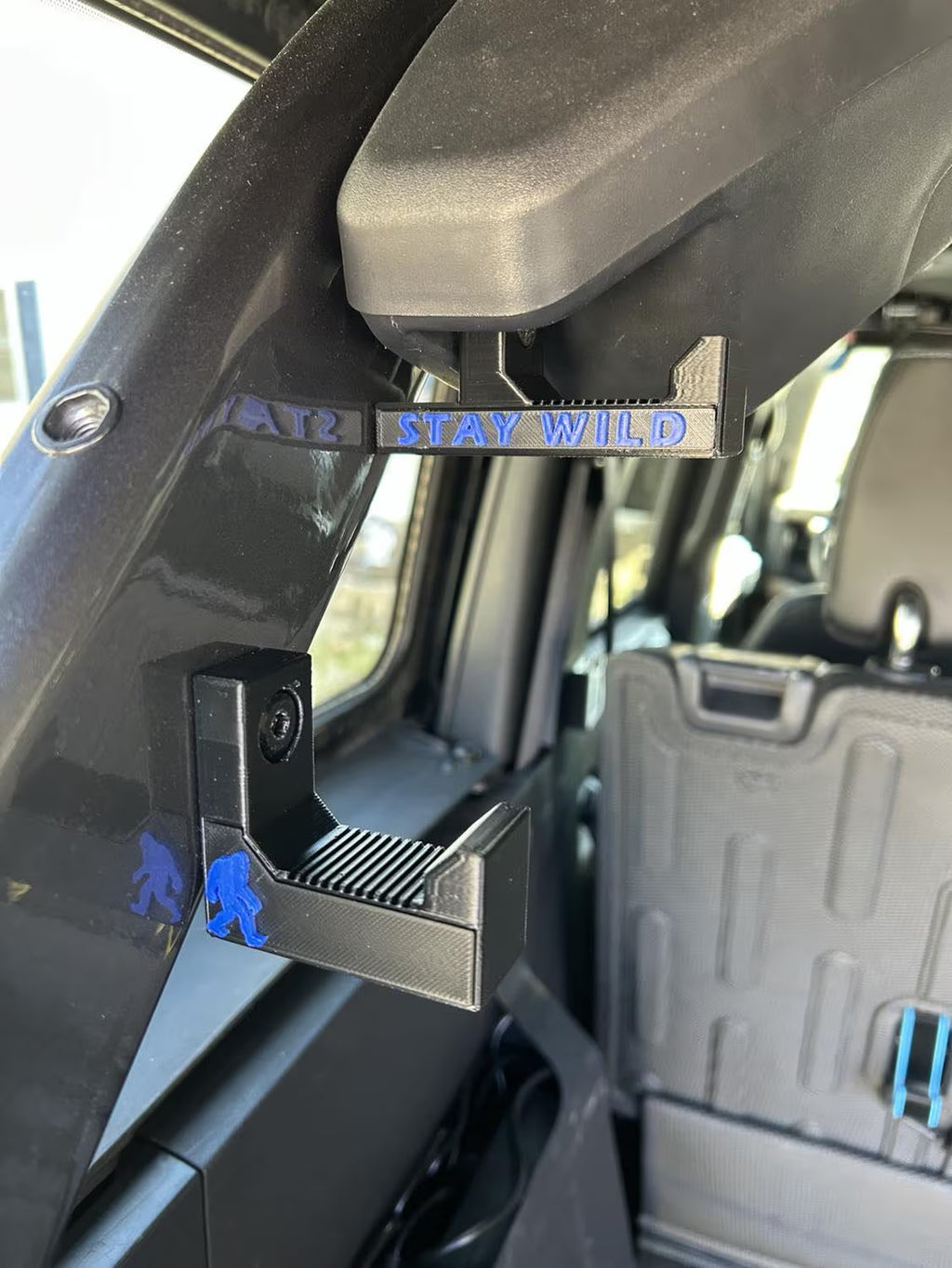 Rear Cargo Utility Hooks (set of 2 or 4) Compatible w/2021+ Ford Bronco | Customizable Color, Text & Images